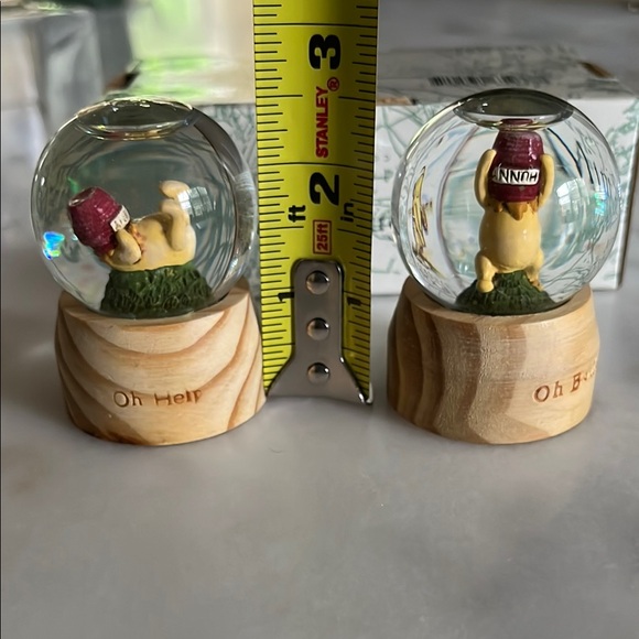 Rare Vtg  DISNEY Mini Snow Globes-Set of 2 by Michel & Co. NIB - Picture 11 of 14